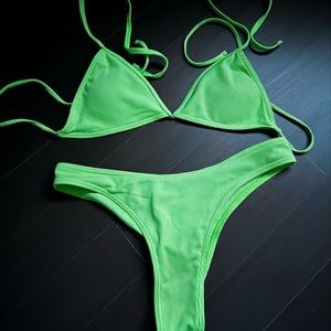 Neon Green Bikini Set